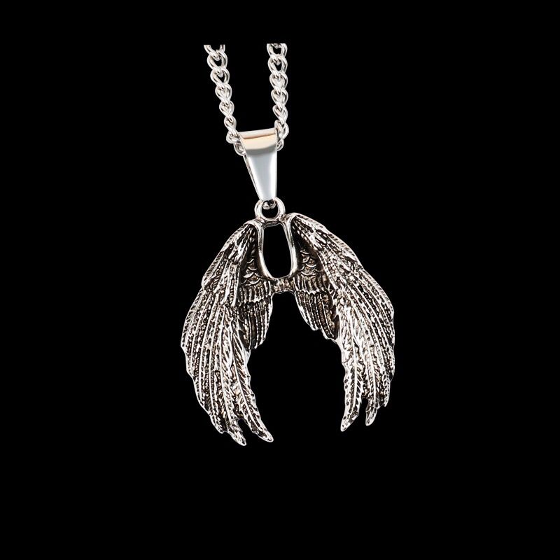 Niche Design Angel Devil Wings Dark Necklace