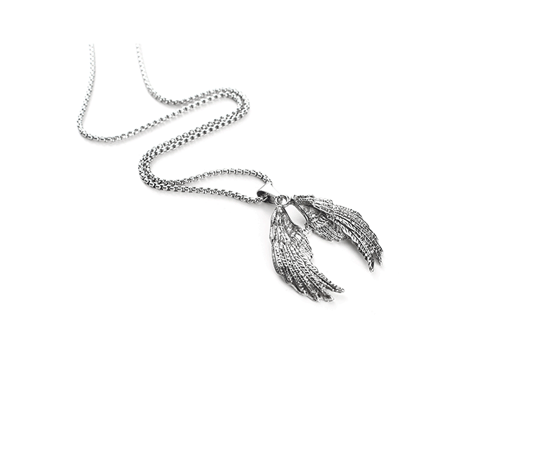 Niche Design Angel Devil Wings Dark Necklace