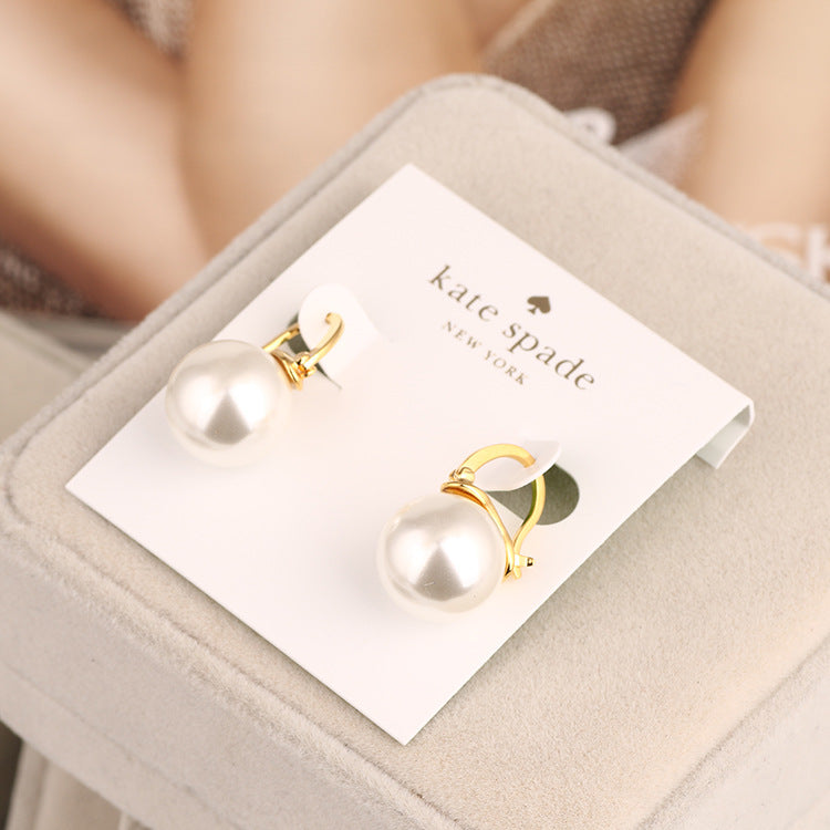 Fashion Explosion Single Pearl Ear Hoop Earring Women Earrings Jewelry