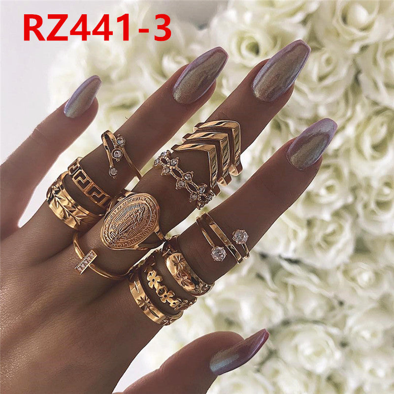 Bohemian Index Finger Ring Wide Set