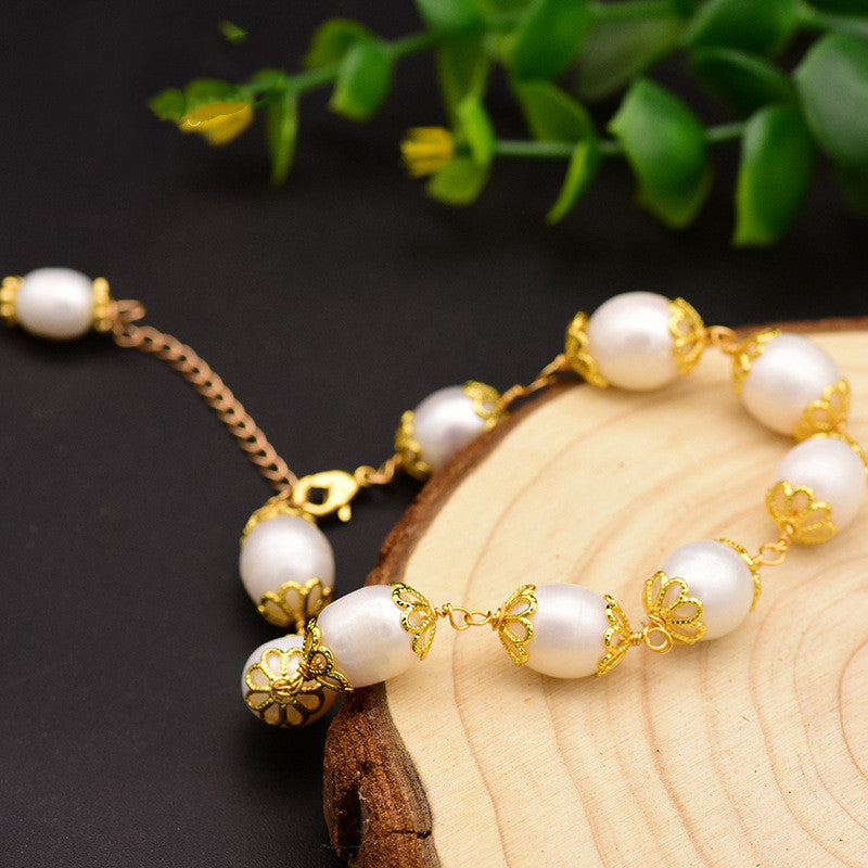 Baroque Freshwater Pearl Handmade Bracelet