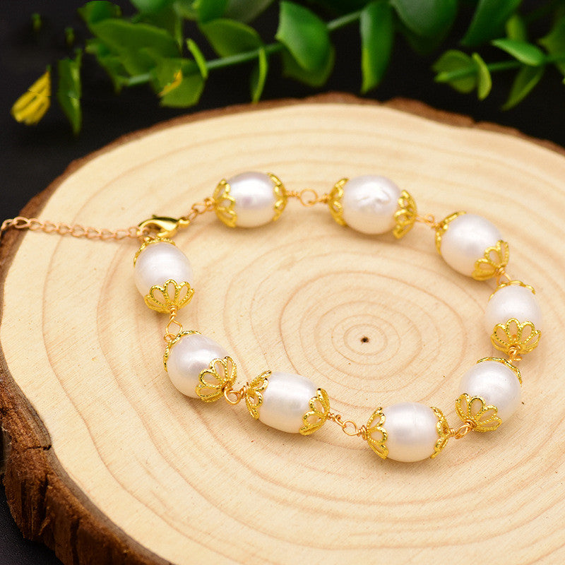 Baroque Freshwater Pearl Handmade Bracelet