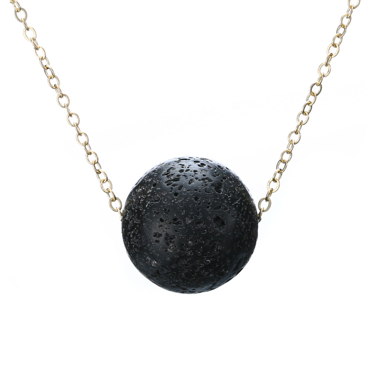 Natural Lava Volcanic Stone Necklace