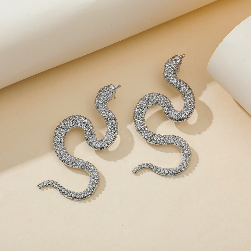 Fashion metal Snake Earrings