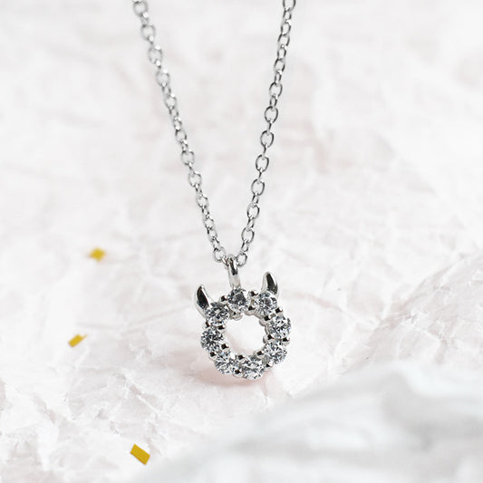 s925 sterling silver little devil necklace