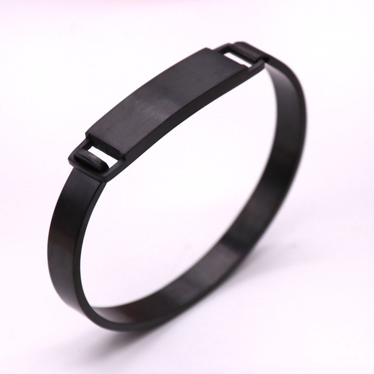 Titanium Steel Men's Bracelet Brushed Buckle Simple Bracelet