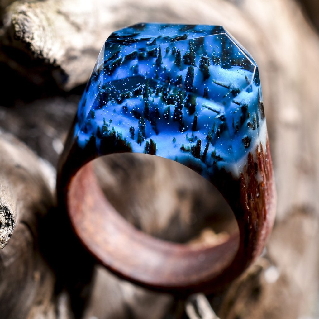 Resin wood ring