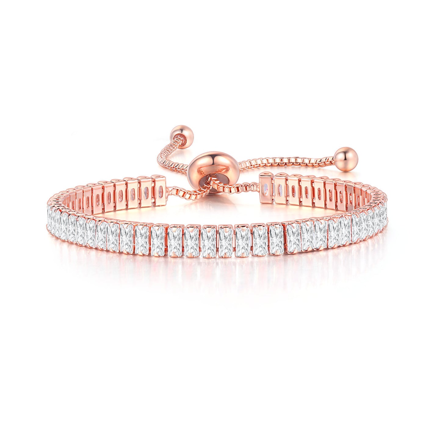 Zircon full diamond adjustable crystal bracelet