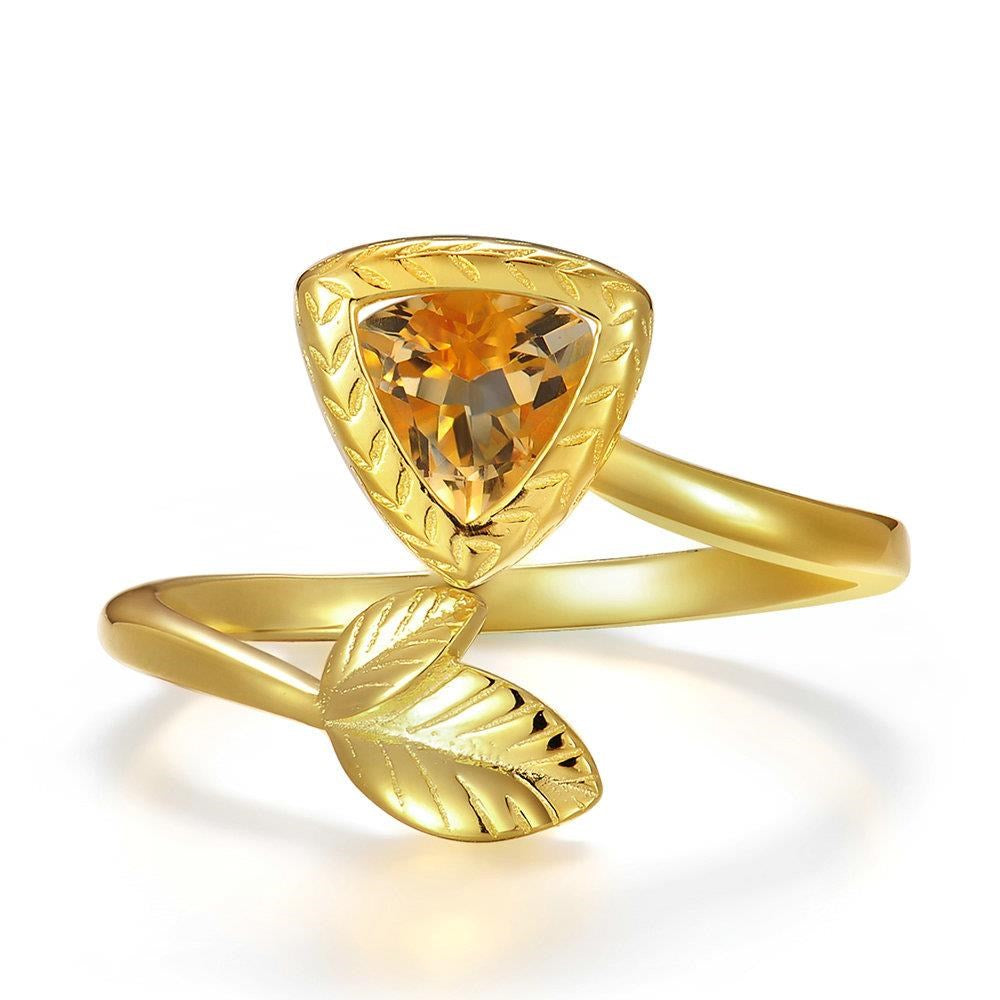 Natural Citrine Ring