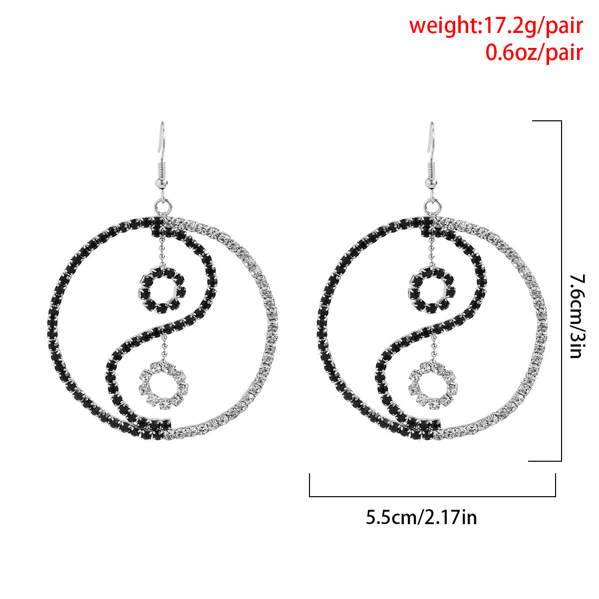 Fashion Simple Pattern Diamond Earrings