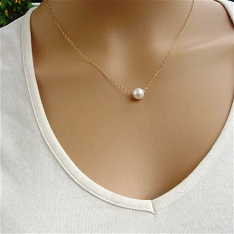 Fashion Street Shooting Pearl Necklace