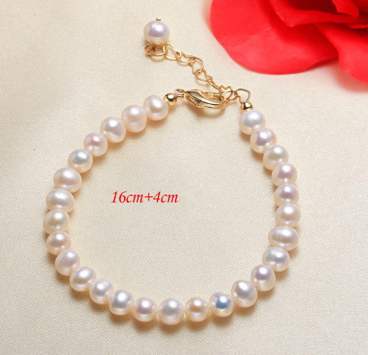 Freshwater White Pearl Bracelet Simple And Elegant