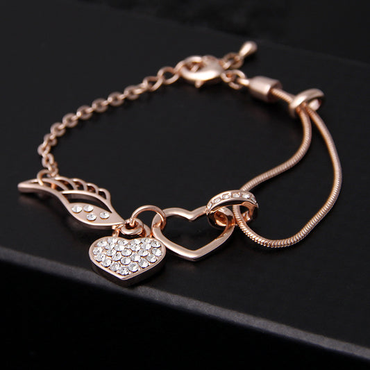 Diamond Wing Bracelet