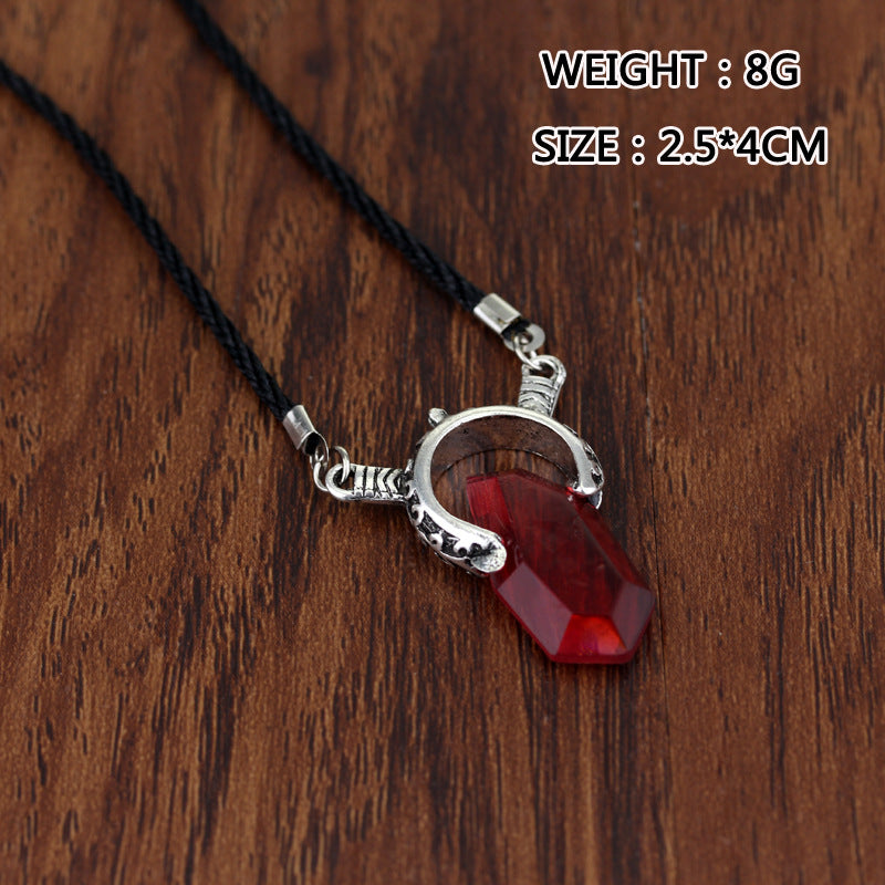 Alloy crystal necklace