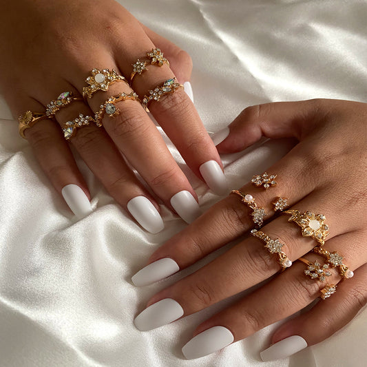 Love gold ring set