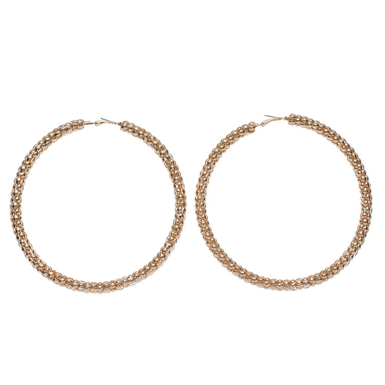 Gold Hoop Earrings Fashion In Europe And America