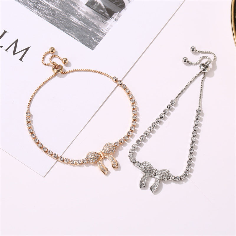 Sweet and full diamond butterfly bracelet fashion bracelet