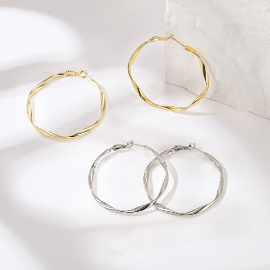 Niche Temperament Big Hoop Earrings