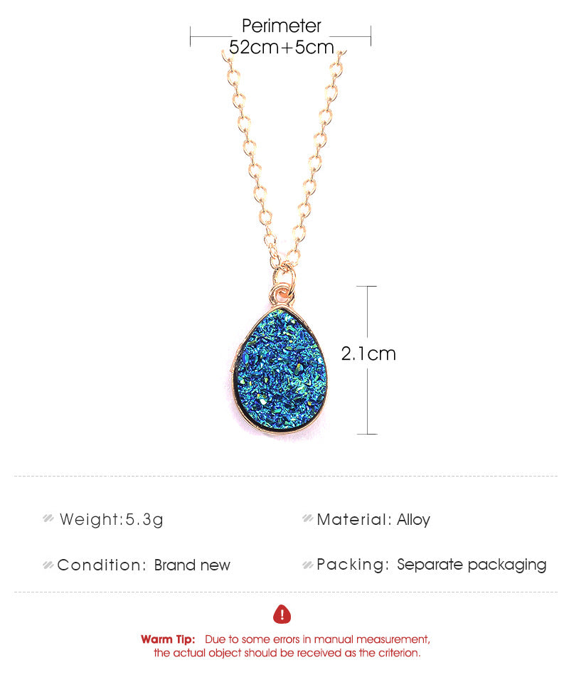 Pendant Fashion Sweet Crystal Cluster Necklace