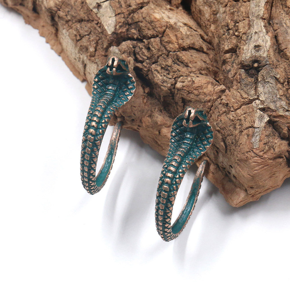 Individual snake earrings