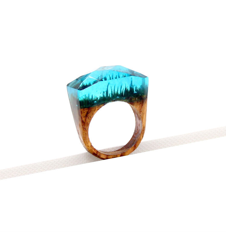 Wood ring characteristic ring resin ring