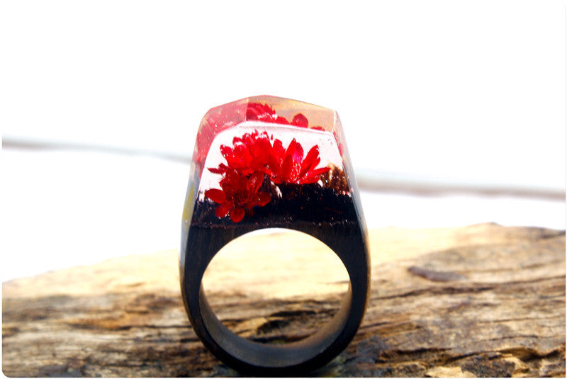 Resin wood ring