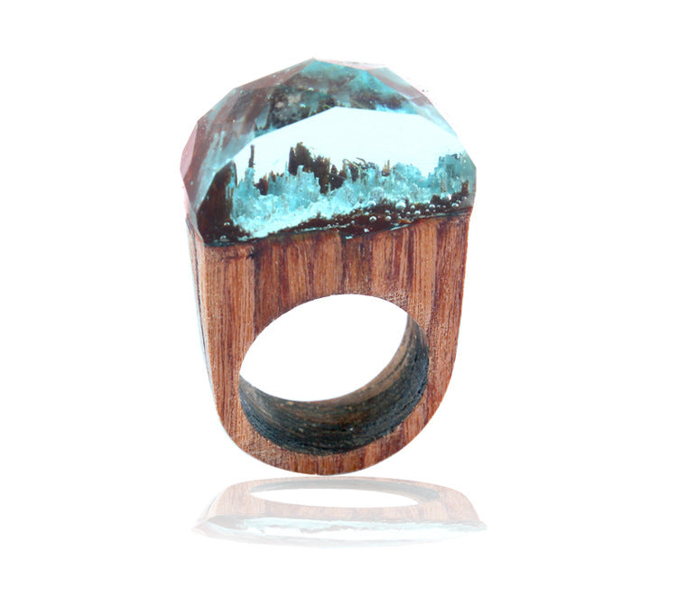 Wood ring characteristic ring resin ring