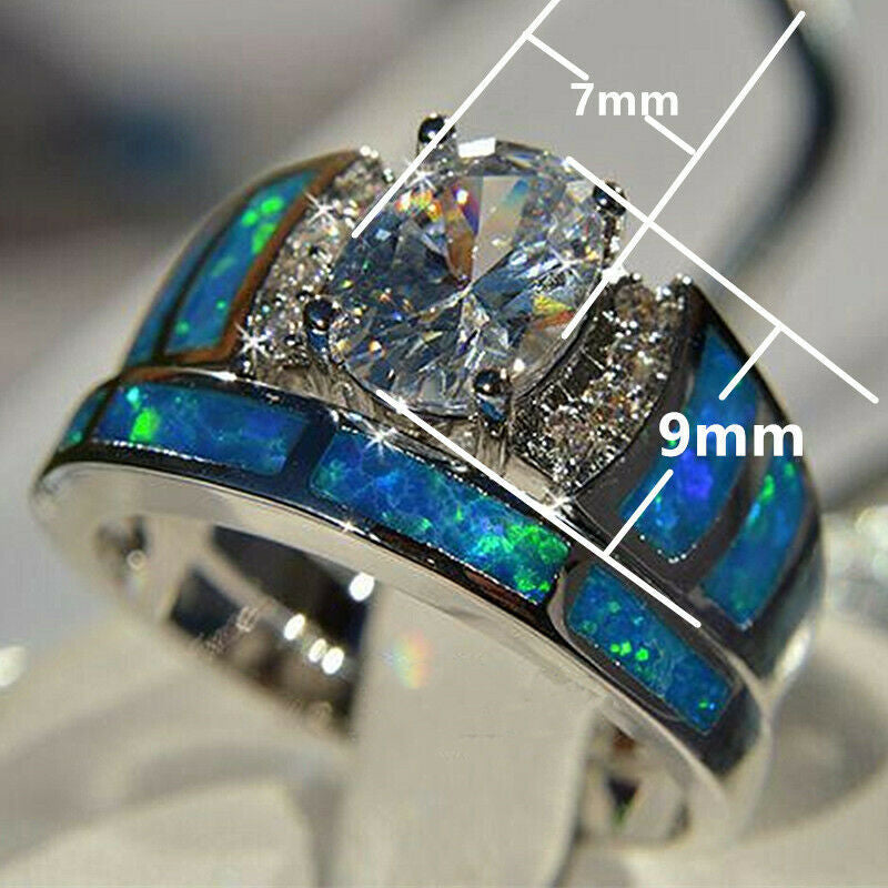 Women's Aobao Two In One Ring Set With Zircon