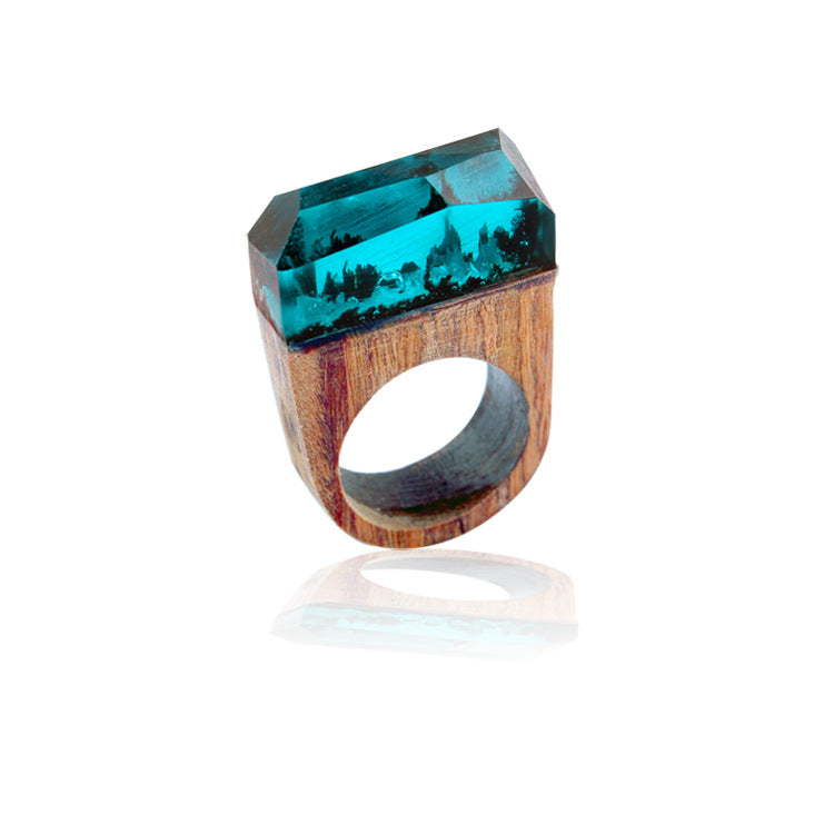 Wood ring characteristic ring resin ring