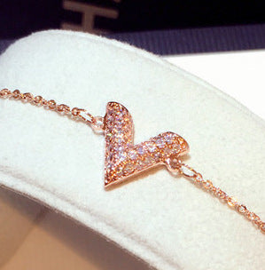 Diamond letter temperament Bracelet hand ornament