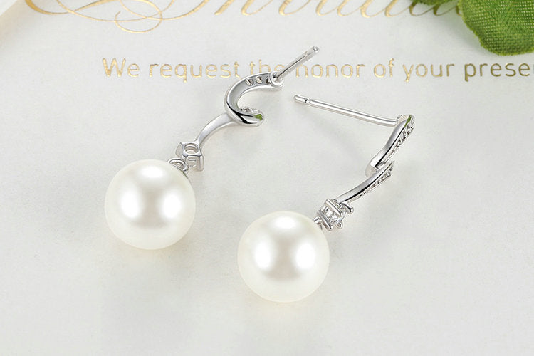 Pearl earrings