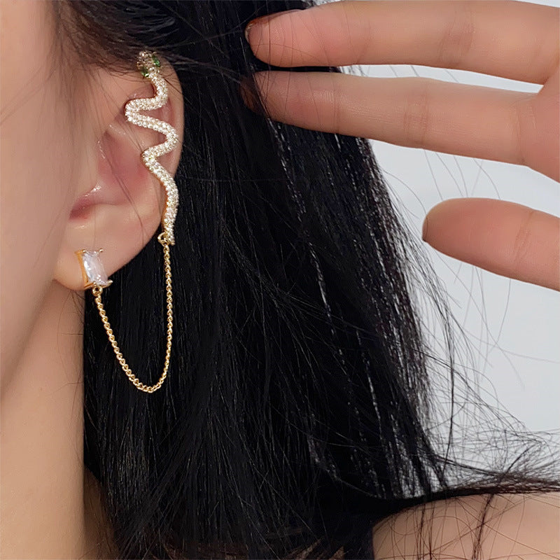 Women's Advanced Snake Shaped Integrated Earrings