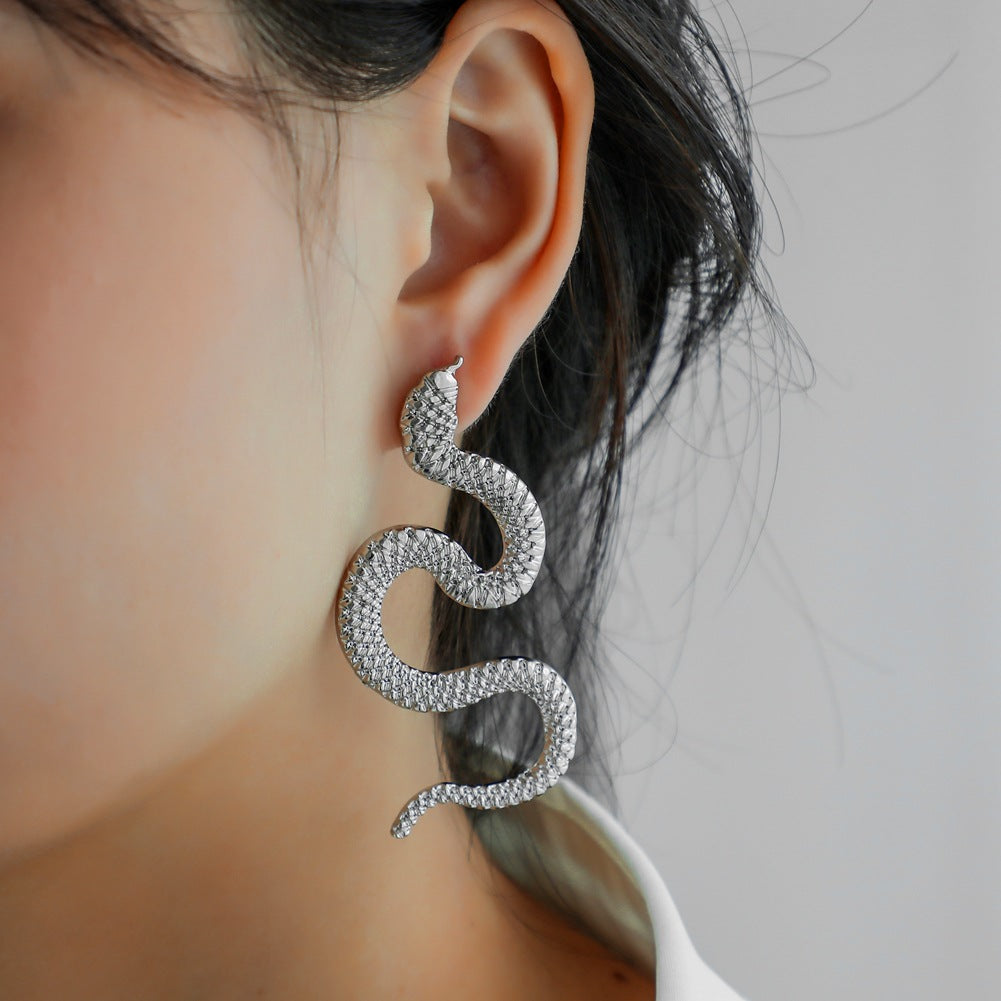 Fashion metal Snake Earrings