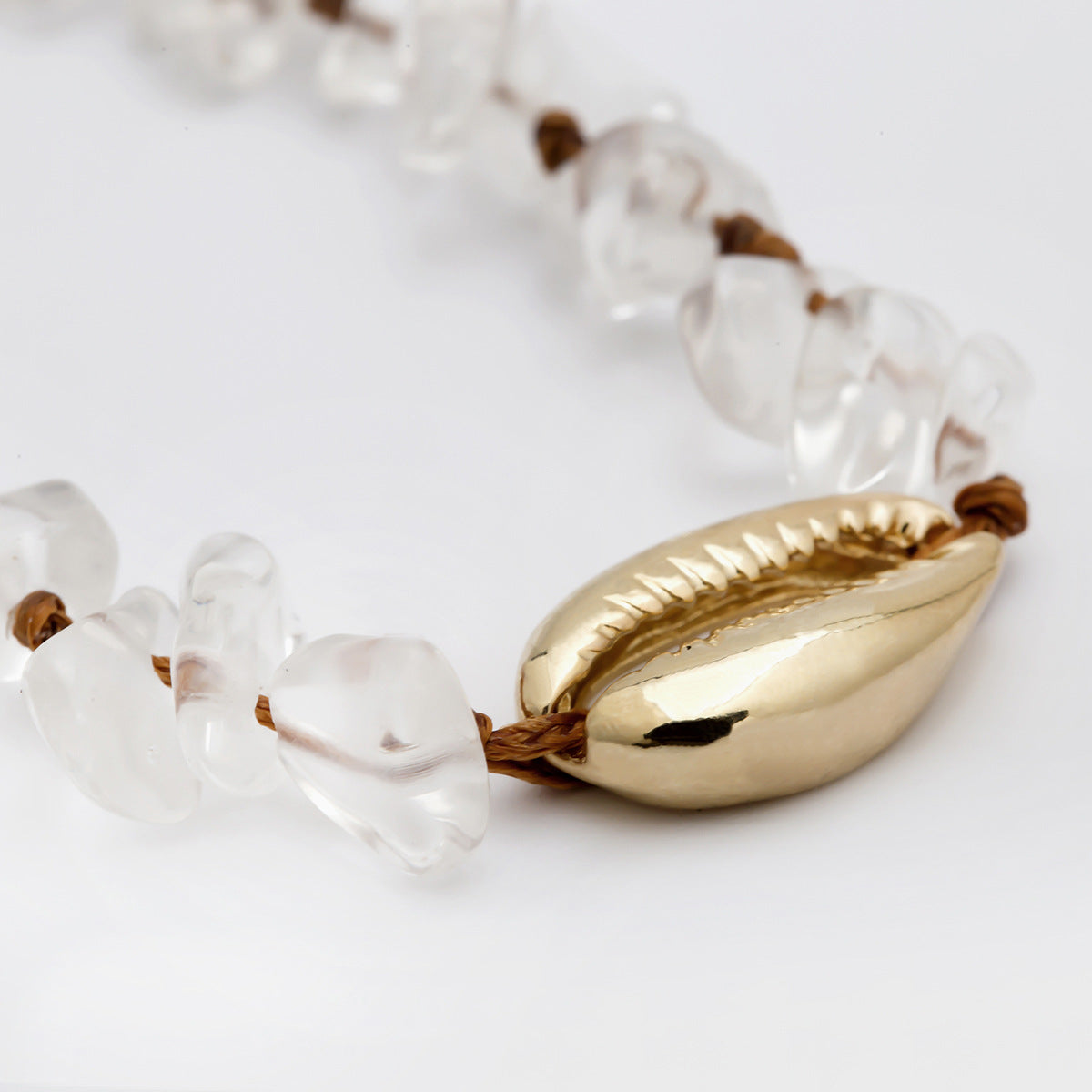 Temperament pearl shell rough set bracelet