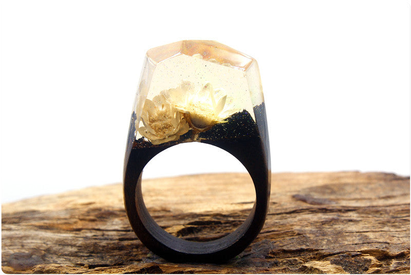 Resin wood ring