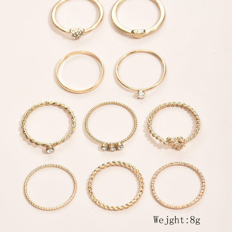 Twist Love New Sweet Ring Set