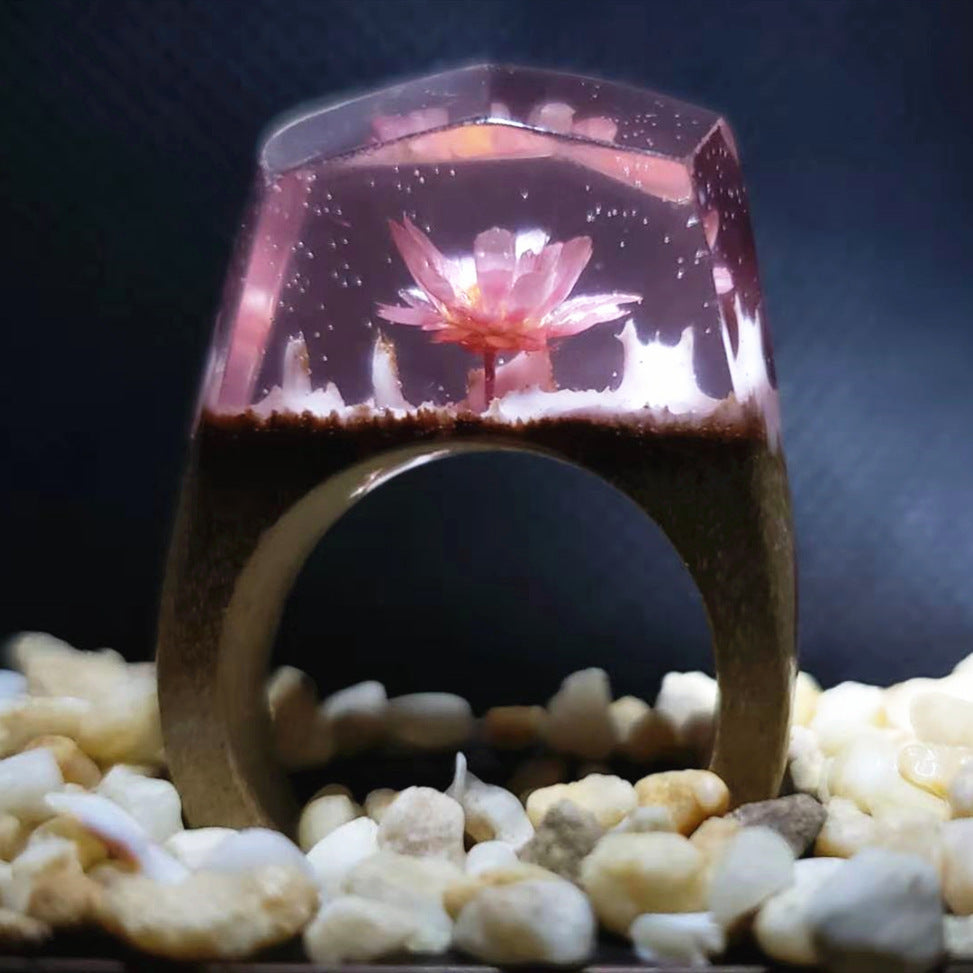 Resin wood ring