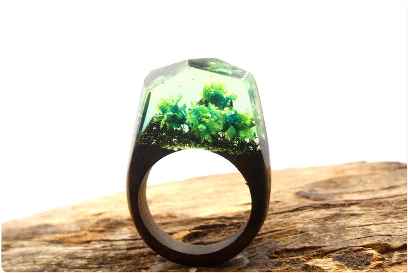 Resin wood ring