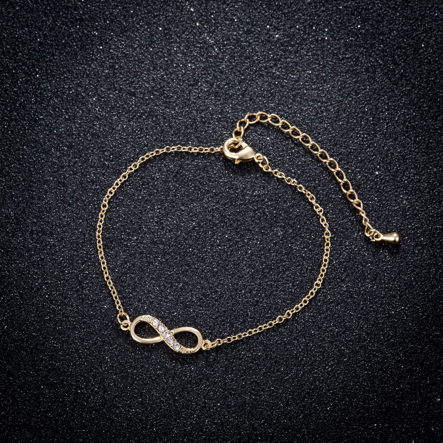 Fashion Lady's 8-character Bracelet With Diamonds