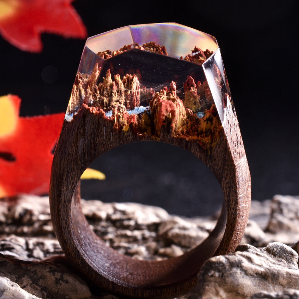 Resin wood ring