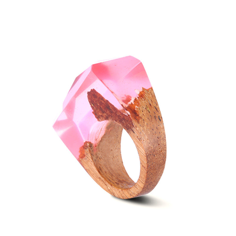 Natural landscape wood ring