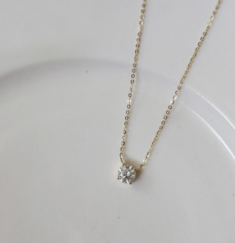 Triangular Y Shaped Diamond Crystal Braided Necklace