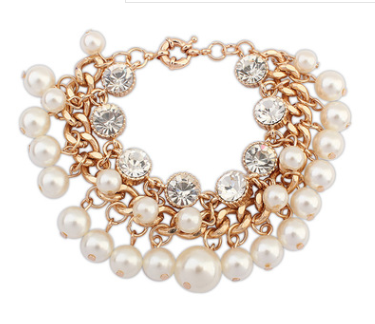 Personality Pearl Diamond Exquisite Bracelet