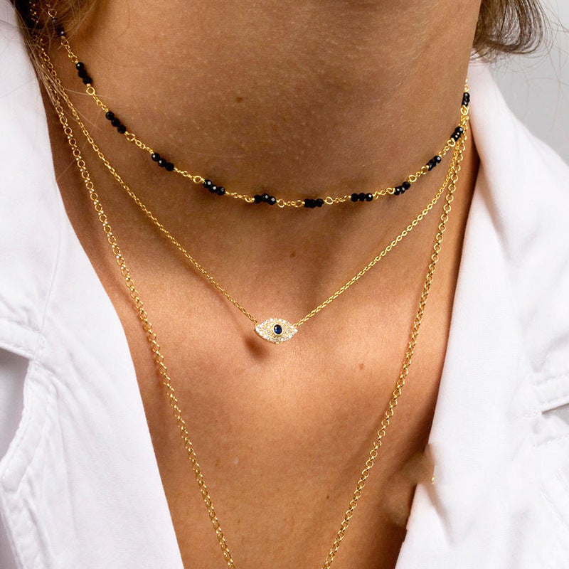 Creative Personality Cool Diamond Necklace Clavicle Chain