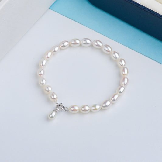 Rice pearl bracelet