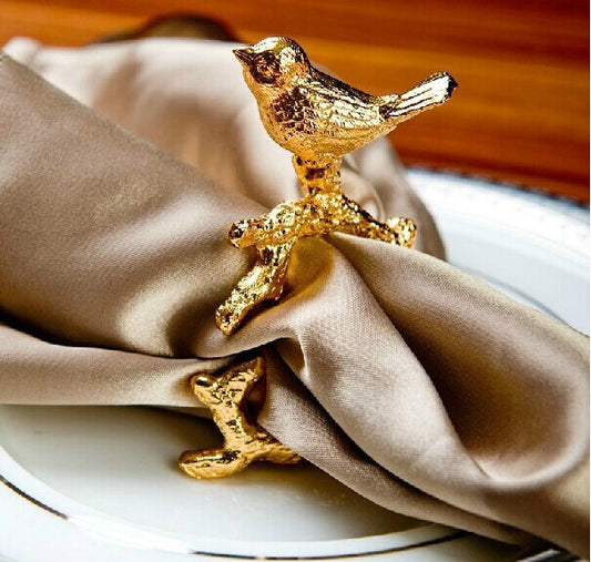 New Happy Bird Napkin Ring Animal Buckle