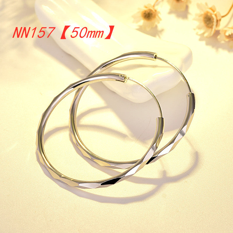 Women's Hypoallergenic Large Hoop Earrings