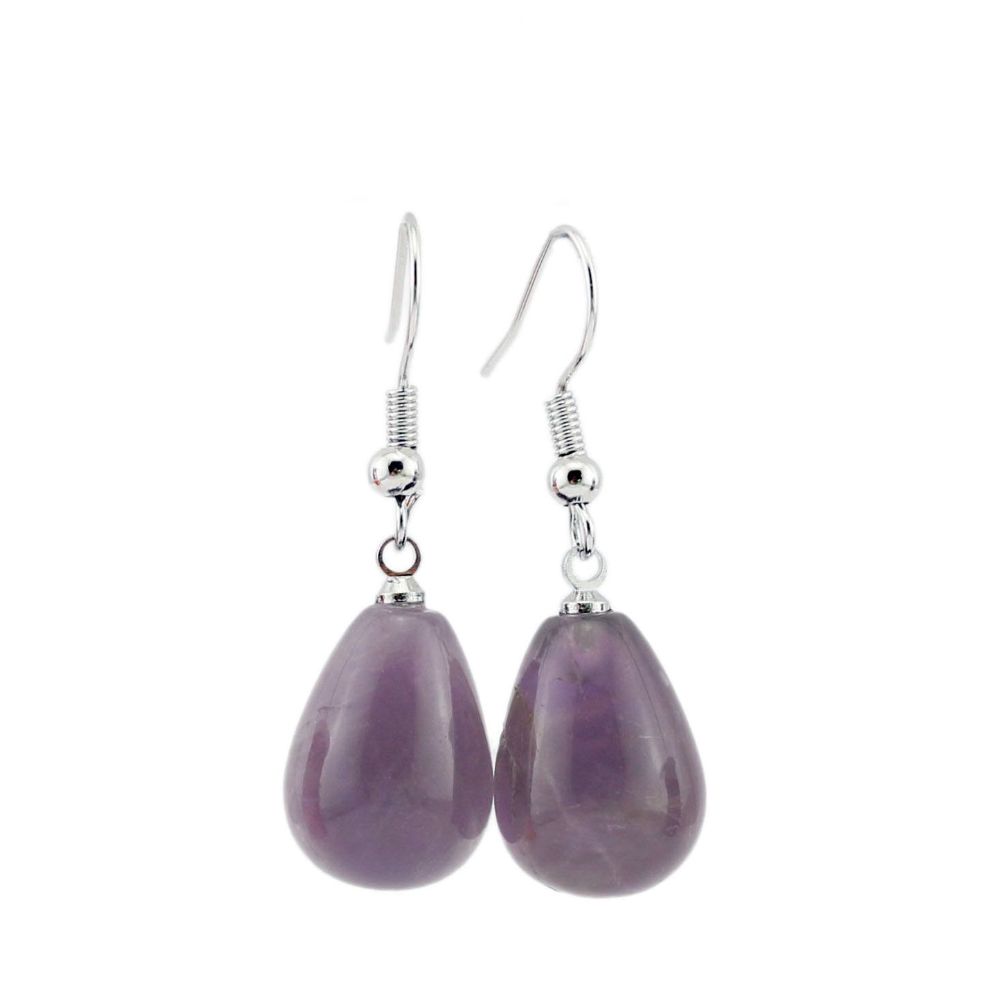 Creative Drop-shaped Gem Crystal Rough Stone Earrings