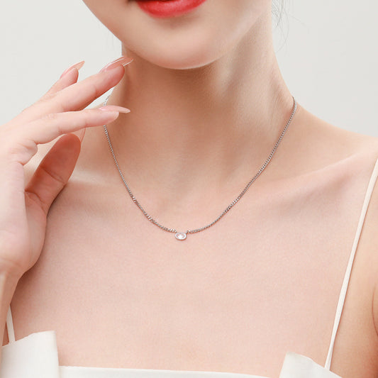 Women's Fashion Simple Simulation Diamond Necklace