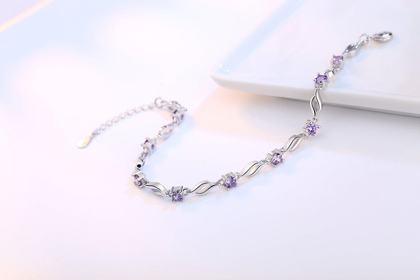 Diamond Crystal Love Bracelet